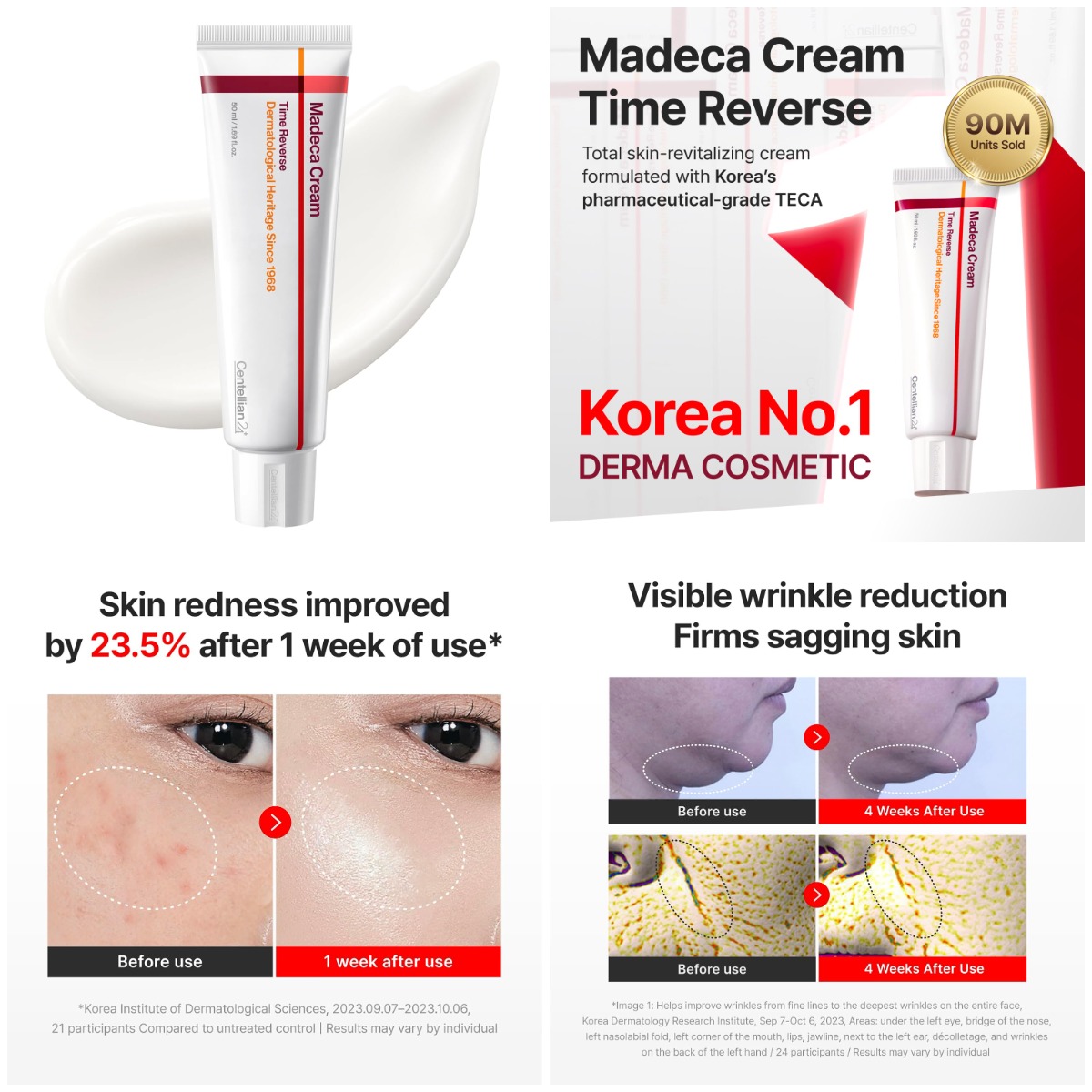 Korean Skincare Routine - Centella Asiatica Face Cream – Hydrating,