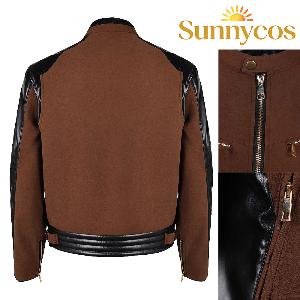 Korean Lifestyle - Fantasy Johnny Cage Cosplay Brown Jacket
