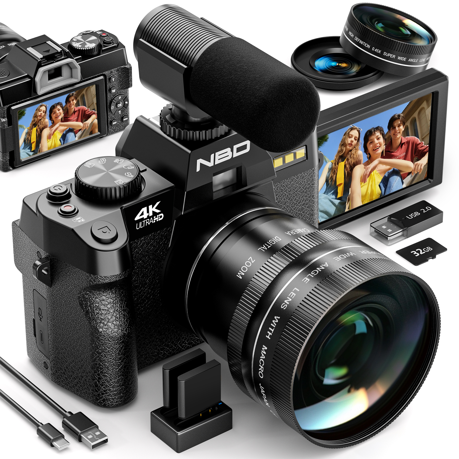 NBD S100F 48MP 4K Digital Came - Korean Girl Lifestyle recensie en prijs