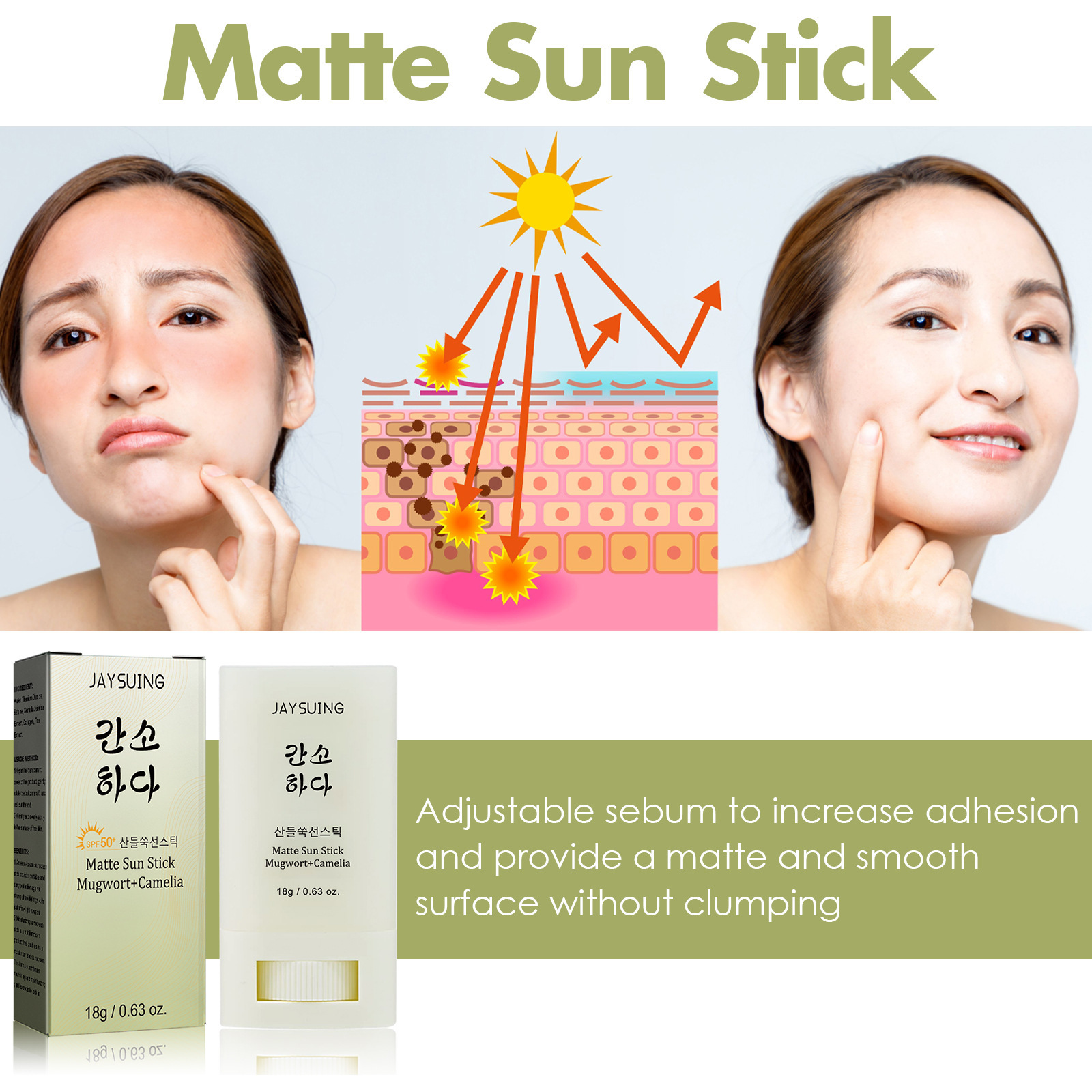 JAYSUING Sunscreen stick Body  - Sunstick Korean Spf recensie en prijs