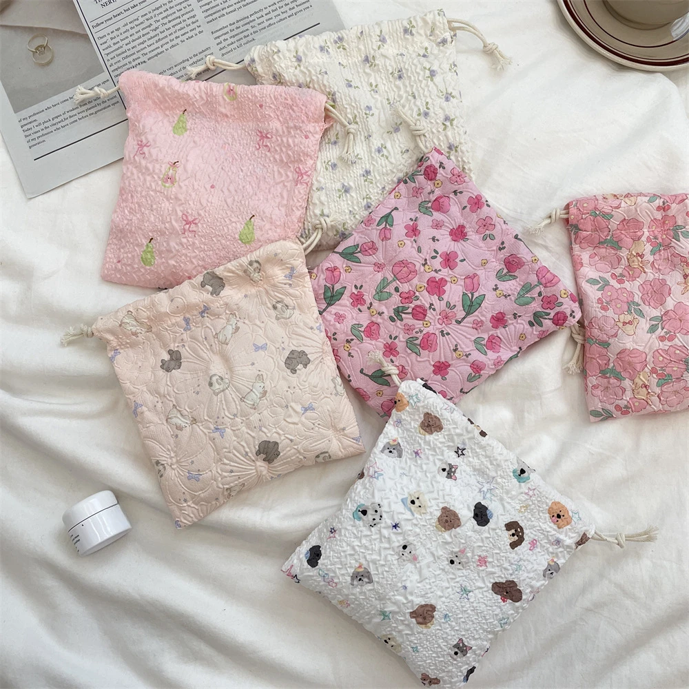 Cartoon Drawstring Cosmetic Ba - Korean Skincare Routine recensie en prijs