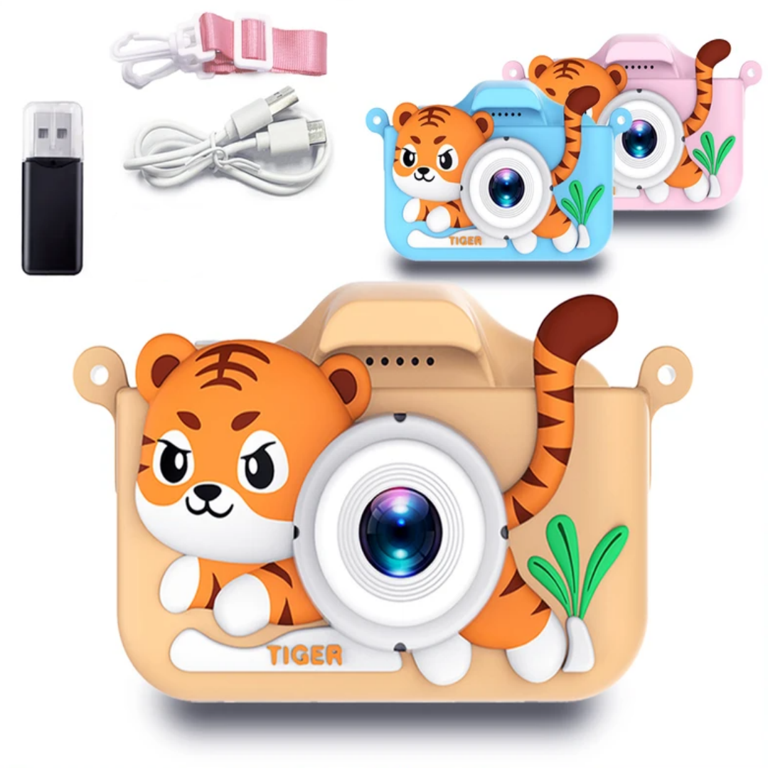 Kids Mini Camera Cartoon Tiger - Korean Boy Lifestyle recensie en prijs