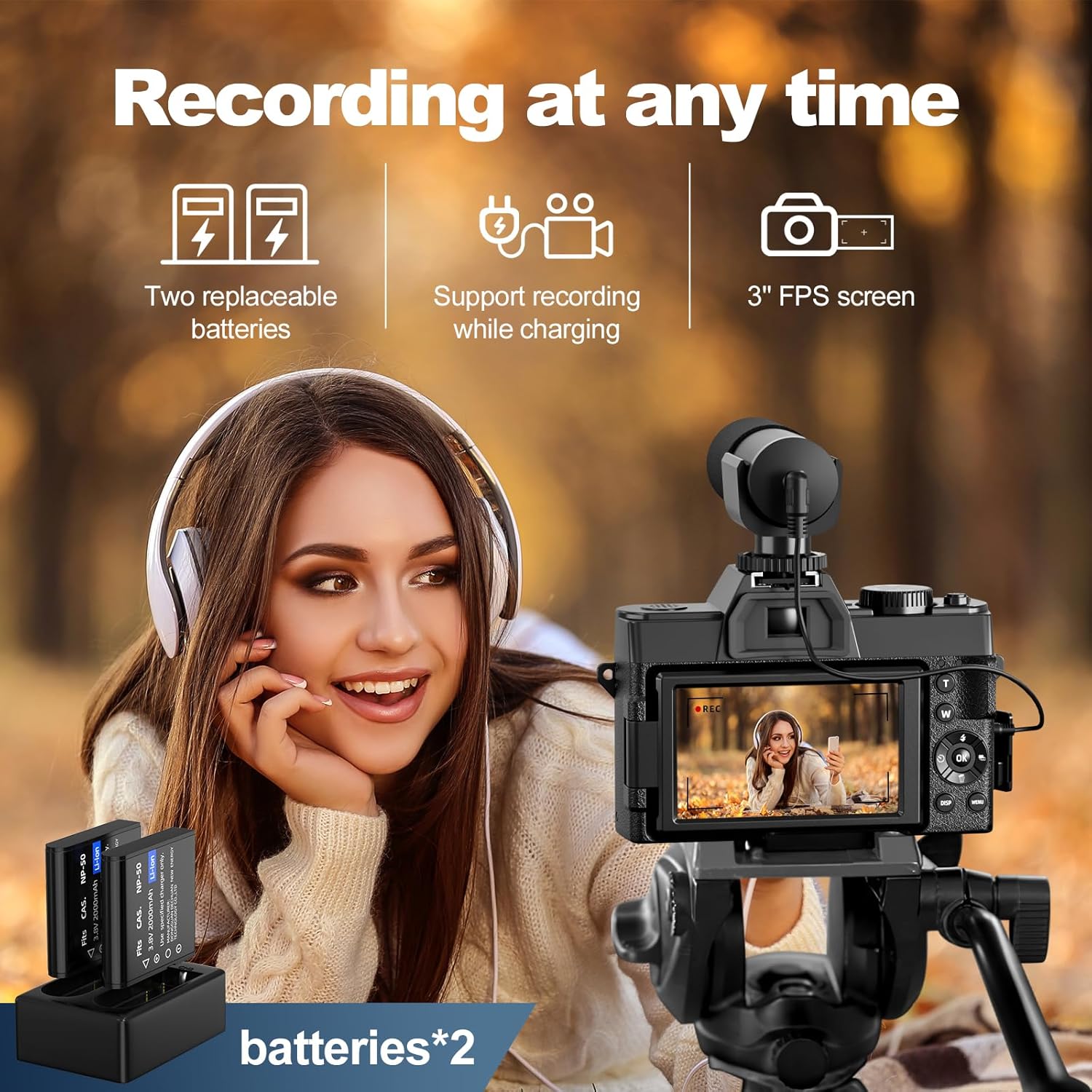NBD 48MP 4K Digital Camera S10 - Korean Girl Lifestyle recensie en prijs
