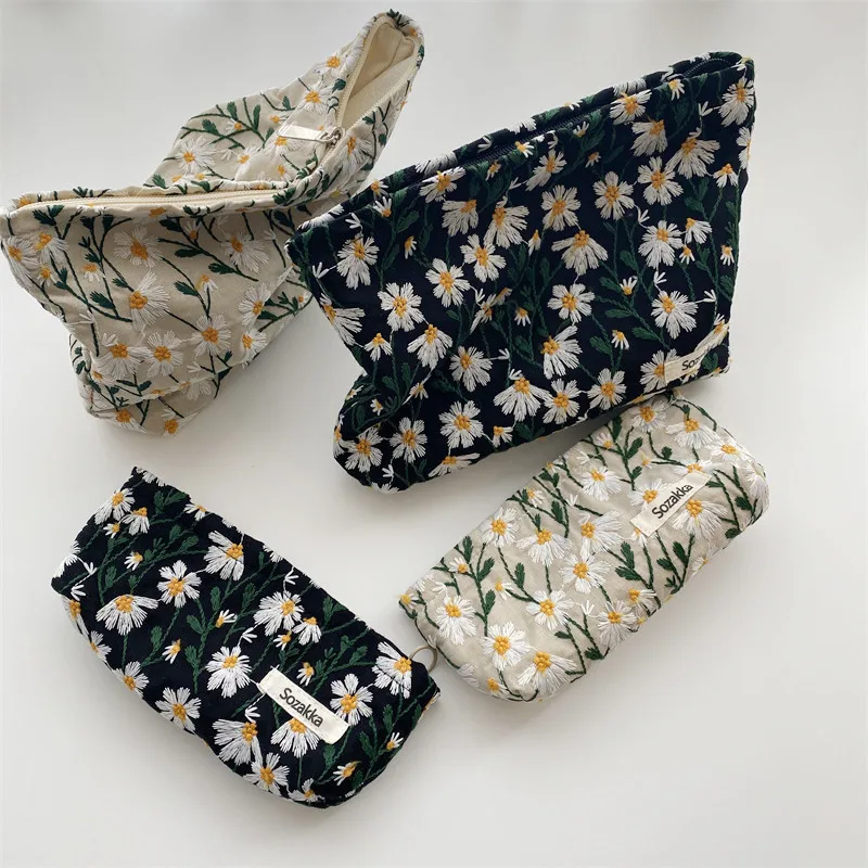 Cosmetic Bag Women Floral Make - Korean Skincare Routine recensie en prijs