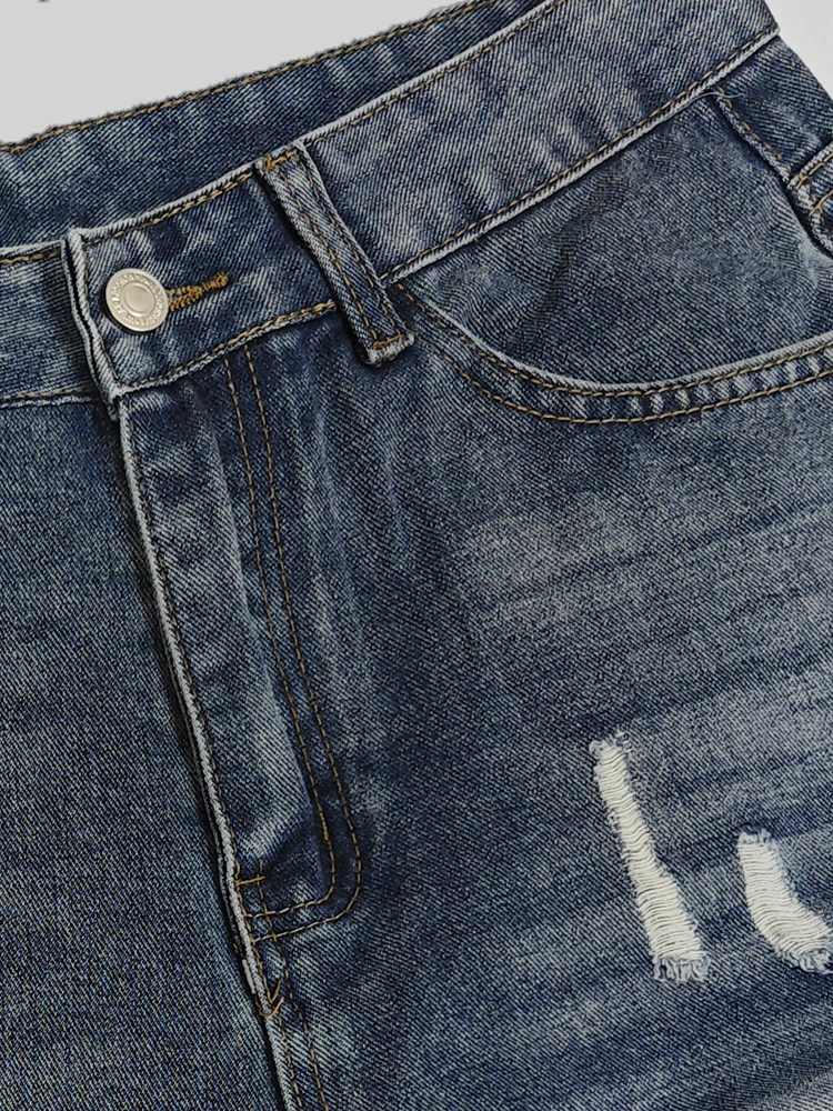Light Blue Denim Shorts Men's  - Korean Lifestyle recensie en prijs
